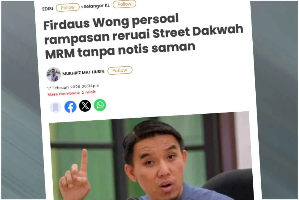 Laporan Sinar Harian berhubung ramapasan reraui Street Dakwah baru-baru ini.