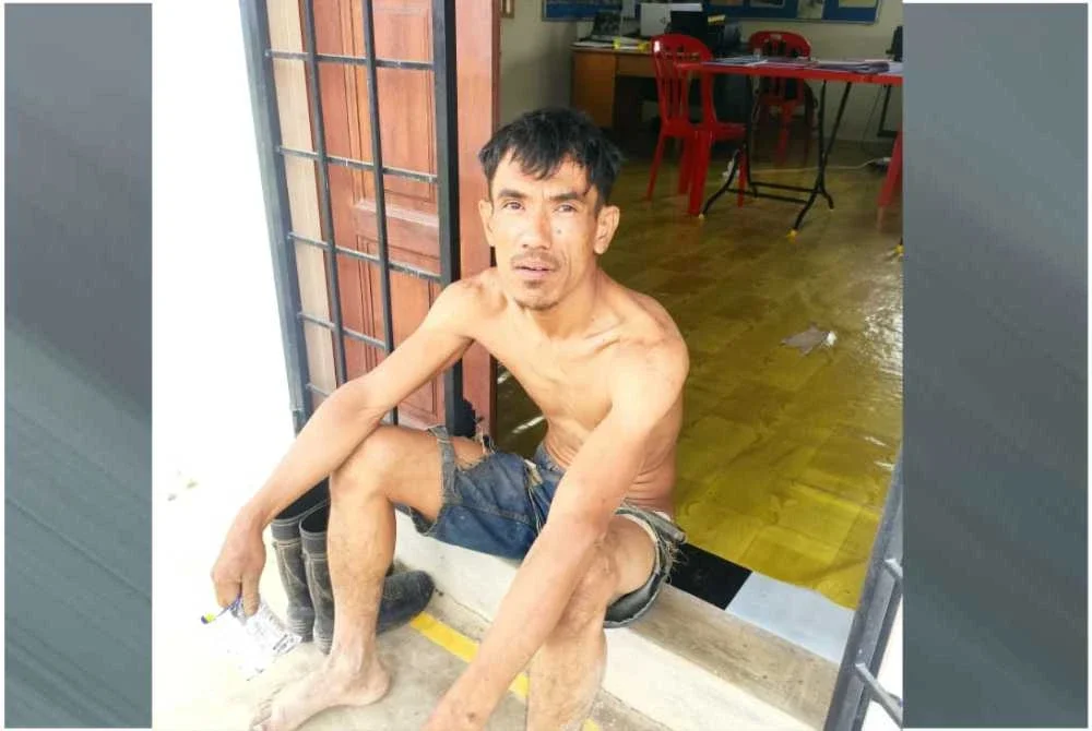 Seorang lelaki ditemukan selamat pada Khamis kira-kira 15 kilometer (km) dari lokasi terakhir dia dikesan hilang pada Isnin di Kampung Kandek, Dabong, Kuala Krai. Foto: JBPM