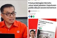 Laporan Sinar Harian dan Yahya (kiri)