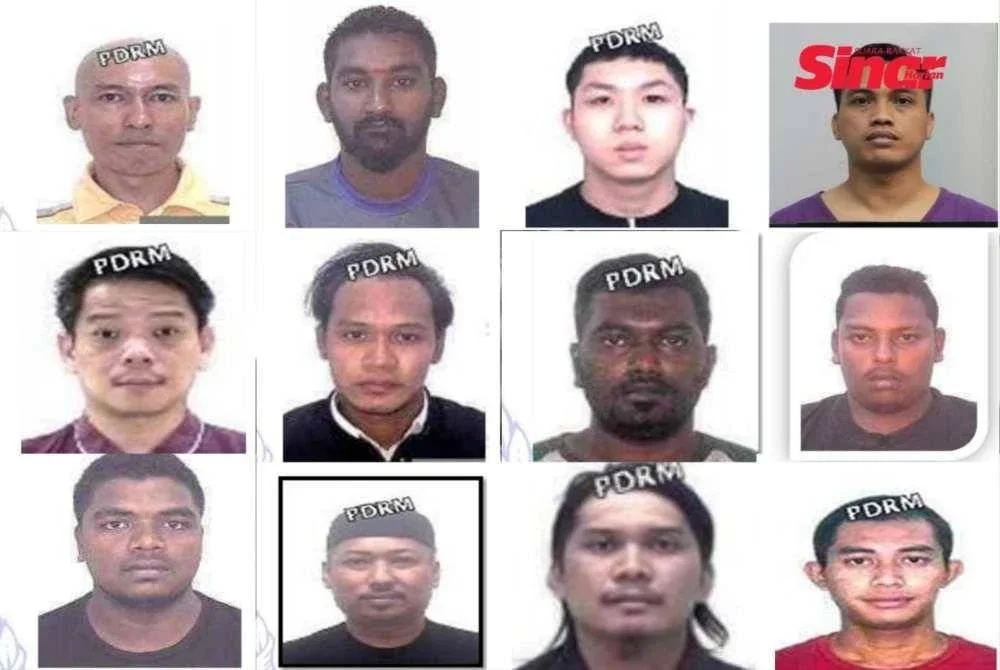 Polis sedang mengesan 36 individu termasuk Jamil Awang, Ahmad Nazzer Abd Wahab dan Muhammad Afiq Safine bagi membantu siasatan pelbagai kes jenayah serius di ibu negara.