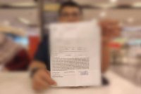 Laporan polis dibuat di Balai Polis MTB KLIA bagi tujuan rujukan dan perlindungan diri mangsa susulan kejadian itu.