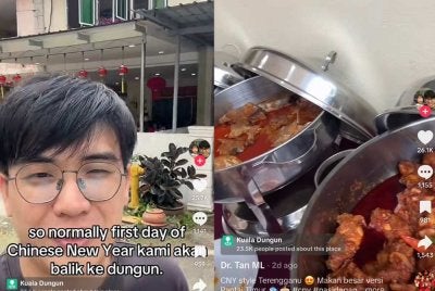 Dr Mou Leong berkongsi kisah keluarganya menyambut Tahun Baru Cina 'ala' Pantai Timur