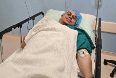 Steven berkongsi keadaan terkininya di hospital.