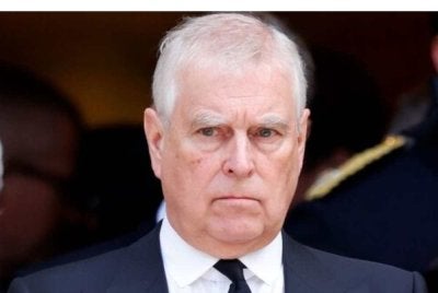 Andrew didakwa memberikan dokumen sulit kepada Epstein ketika beliau berkhidmat sebagai Wakil Perdagangan Britain. - Foto Agensi