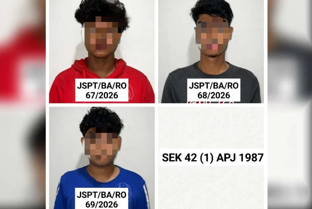 Antara individu ditahan ketika operasi yang dijalankan pada Jumaat.