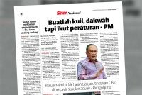 Laporan Sinar Harian pada Jumaat.