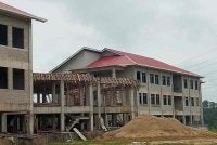 Kompleks Masjid Tahfiz Al‑Ayubi yang masih dalam pembinaan di Pasir Mas.