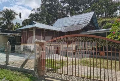 Lokasi rumah wanita warga emas yang ditikam anaknya di Kampung Segineh, Kuala Pilah