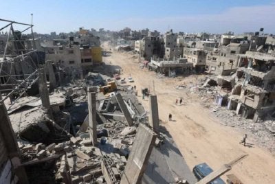 Israel sebelum ini mengumumkan kawasan selatan Gaza akan dijadikan 'kem kurungan' penduduk Palestin. Foto Agensi