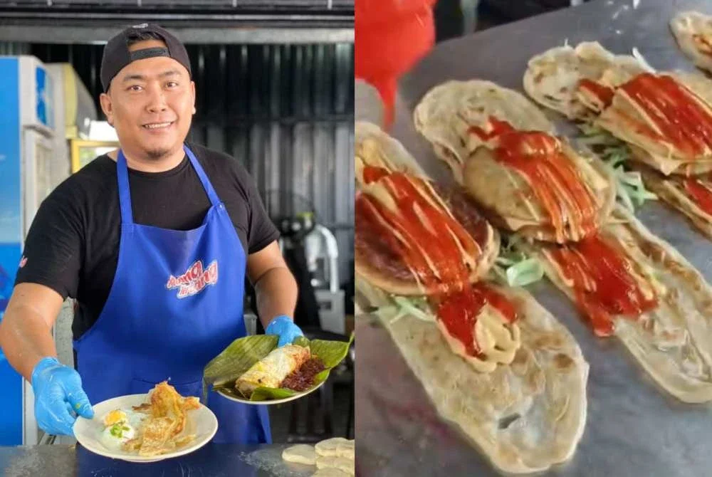 Kamarulrizal banyak menghasilkan menu berlainan kerana gemar melakukan eksperimen terhadap roti canai.