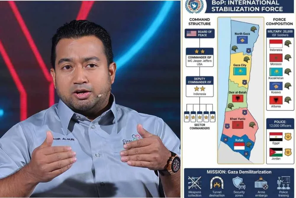 Nadir turut berkongsi infografik mengenai situasi di Rafah menerusi hantaran di Facebook beliau.