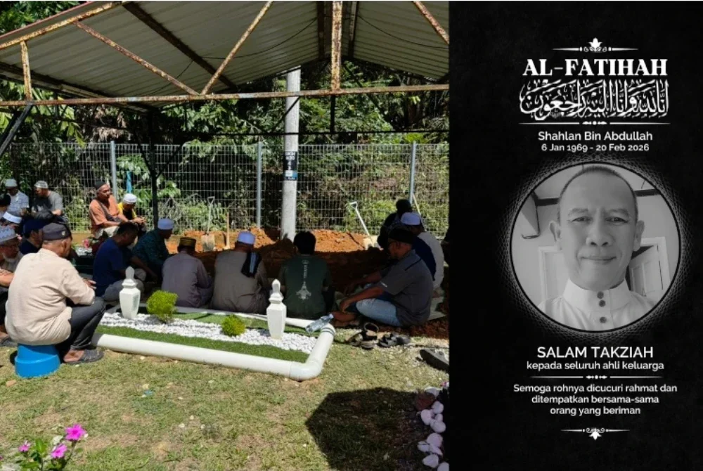 Vokalis Carburetor Dung, Shahlan Abdullah, 57, meninggal dunia akibat serangan jantung di Gemencheh, Jumaat lalu.