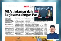 Laporan Sinar Harian pada Jumaat. Gambar kecil: Tuan Ibrahim