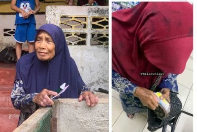 Warga emas, Puteh Zaleha tidak menyangka urusannya membeli barang keperluan di sebuah pasar raya menjadi kisah sensasi di media sosial sejak beberapa hari lalu.