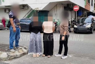 Dua suspek wanita buat ugutan jenayah ditahan di kawasan Bandar Sabindo, Tawau.