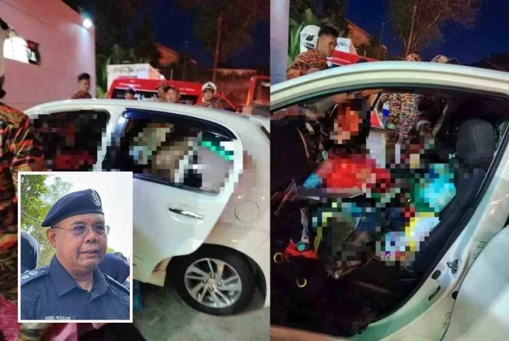 Wanita ditemui tidak sedarkan diri di dalam kereta di Paya Terubong meninggal akibat radang paru-paru. Gambar kecil: Abdul Rozak