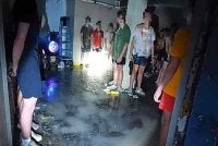 Keadaan pelajar ketika mereka ditemui. Foto Agensi