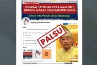 Klip video palsu yang memaparkan wajah menyerupai Sultan Abdullah menggunakan AI telah tersebar. Foto Facebook Kesultanan Pahang