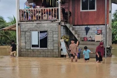 Pitas masih merekodkan jumlah mangsa tertinggi iaitu 2,618 orang daripada 1,276 keluarga berbanding 2,171 orang daripada 1,078 keluarga setakat semalam.