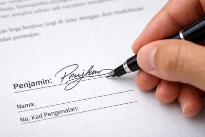 Kedudukan penjamin tidak boleh dipandang ringan dari sudut perundangan.