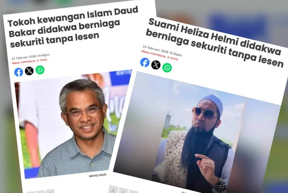 Laporan Sinar Harian pada Isnin.