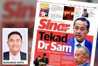 Laporan muka depan Sinar Harian 23 Februari 2025.