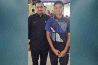 Iskandar Warid bersama Pengerusi Majlis Amanah Rakyat (MARA), Datuk Dr Asyraf Wajdi Dusuki.