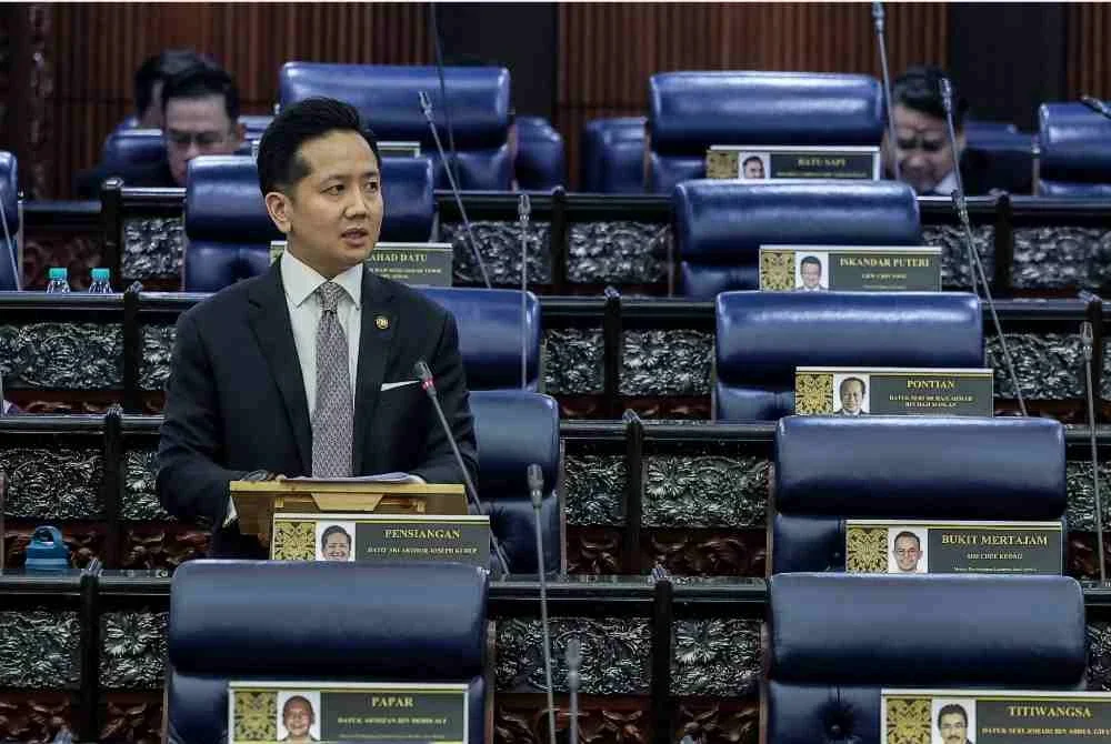 Arthur pada Mesyuarat Pertama, Penggal Kelima Parlimen ke-15 Dewan Rakyat di Parlimen, pada Rabu. Foto Bernama