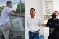 Tangkap layar video tular warga emas dipukul oleh Saiful. Saiful ketika dibawa ke Mahkamah Tinggi Shah Alam pada Rabu.