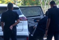 Kenderaan dinaiki Mohd Nasaruddin ditembak dalam satu kejadian awal pagi Rabu. Foto: Bernama