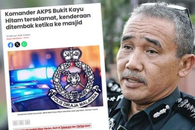 Adzli berkata, polis tidak menolak kemungkinan dua suspek yang melepaskan tembakan ke kereta Komander AKPS itu diupah sindiket.
