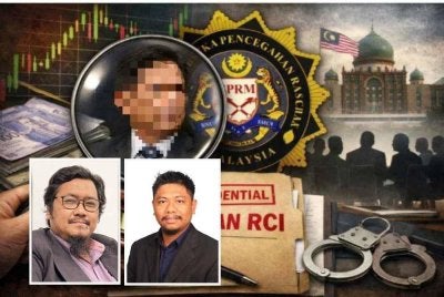 Desakan agar isu pegangan saham membabitkan Azam Baki dibahaskan di Parlimen serta ditubuhkan RCI perlu dinilai secara rasional. Gambar kecil: Mazlan (kiri) dan Ariff Aizuddin