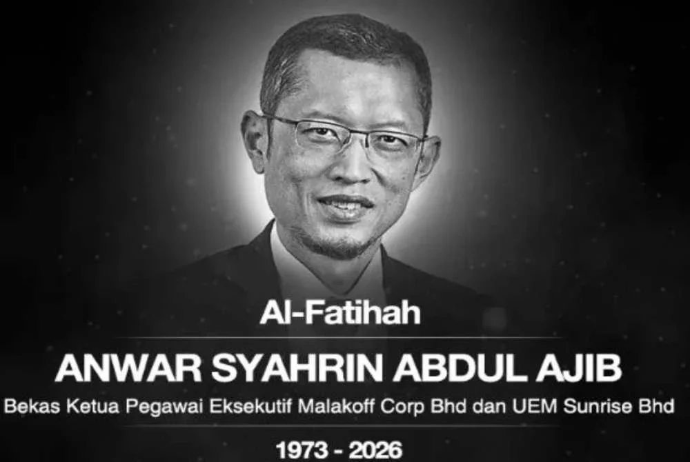 Bekas Ketua Pegawai Eksekutif Malakoff Corp Bhd dan UEM Sunrise Bhd, Anwar Syahrin Abdul Ajib, meninggal dunia awal pagi Jumaat.