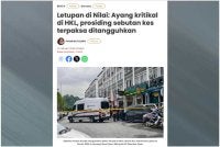 Lapran Sinar Harian berhubung keadaan tertuduh di HKL baru-baru ini. 