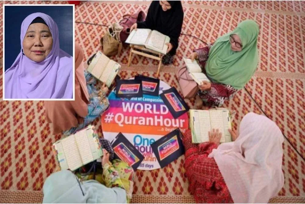 World #QuranHour tahun lalu mengangkat surah al-Saff yang memfokuskan penyatuan ummah dan kepentingan membina kesatuan walaupun berbeza pandangan. - Gambar kecil (Marhaini)