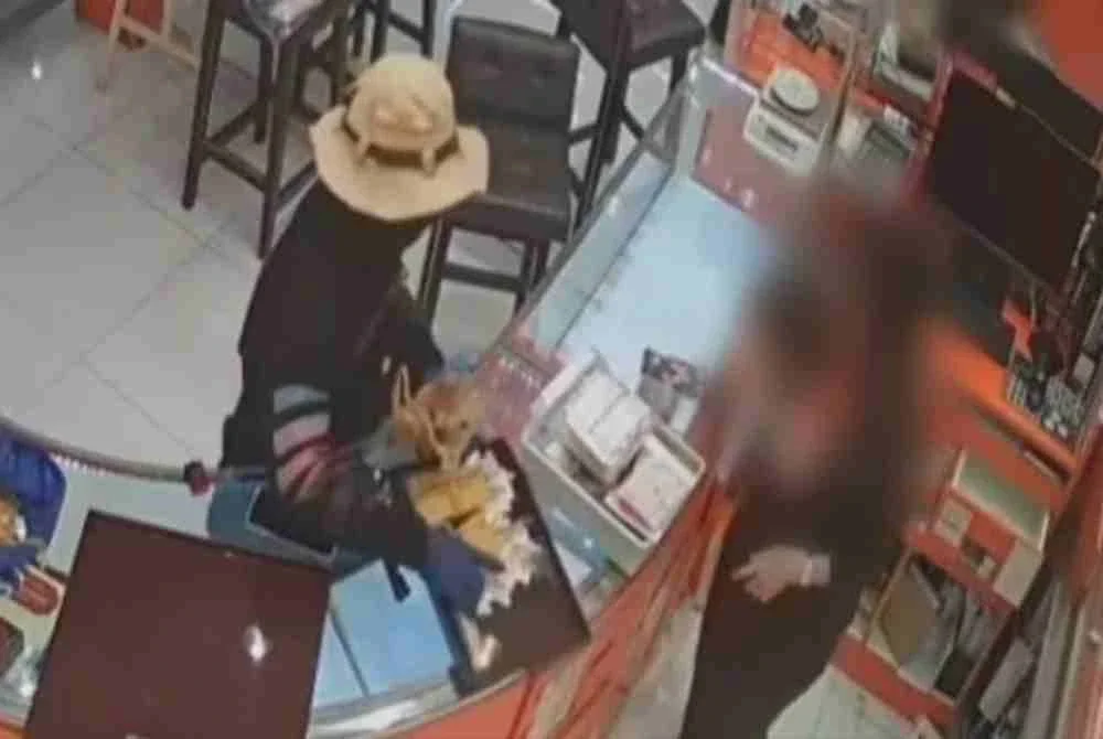 Aksi rompakan pada 31 Januari lepas.