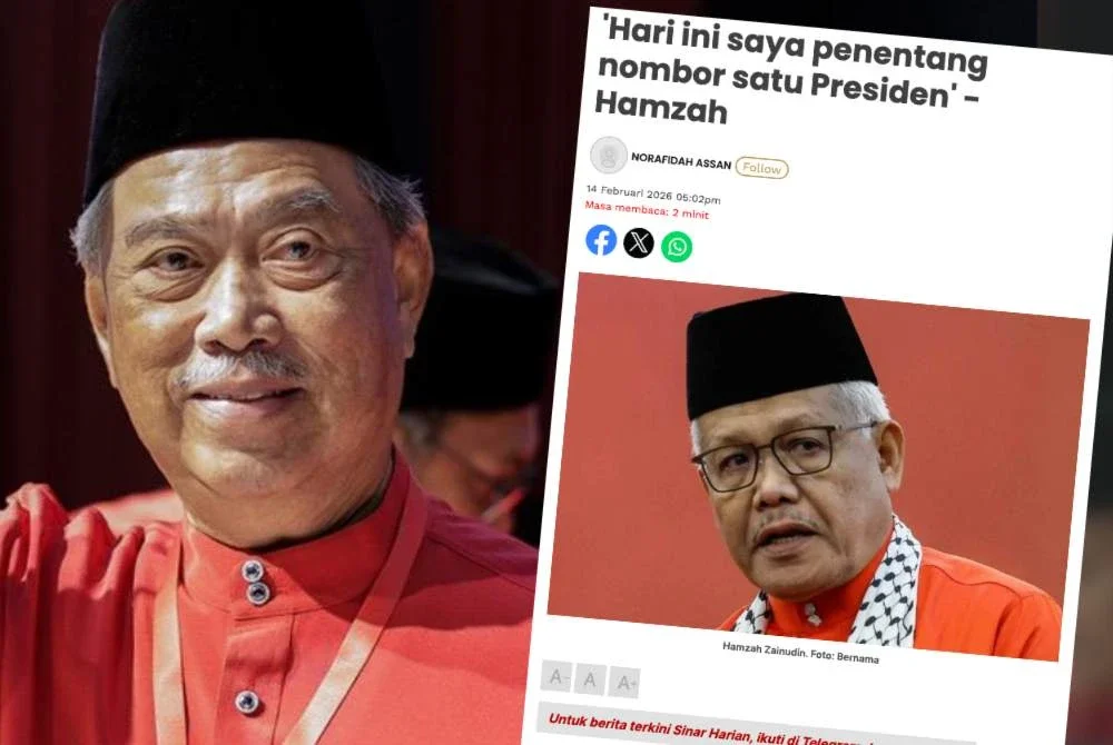 Muhyiddin menegaskan bahawa beliau langsung tidak terkesan dengan kenyataan Hamzah yang kini menganggapnya sebagai musuh utama.