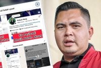 Muhamad Akmal membuat hantaran di Facebook pada Sabtu dengan mengulang siar kenyataan Firdaus Wong.