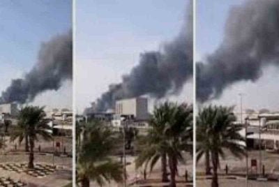 Letupan kendengaran di pangkalan AS di negara teluk. Foto Agensi