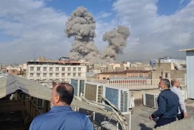 Israel membuat serangan udara ke atas Iran pada Sabtu. Foto: Agensi 