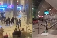 Keadaan Lapangan Terbang Antarabangsa Dubai (DXB) yang mengalami kerosakan kecil dalam insiden awal pagi Ahad - Foto: X.com