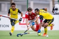 Skuad hoki lelaki negara menewaskan Austria 6-1 dalam kelayakan Piala Dunia di Ismailia, Mesir. Foto FIH