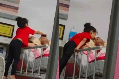 Gelagat Aleesa Nur Keisha yang dirakam ibunya.