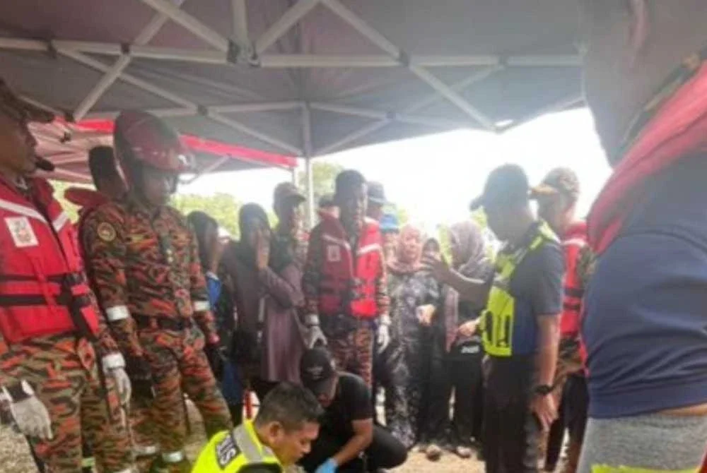 Mayat mangsa dihantar ke HTAA untuk proses bedah siasat selepas pengecaman pihak keluarga.