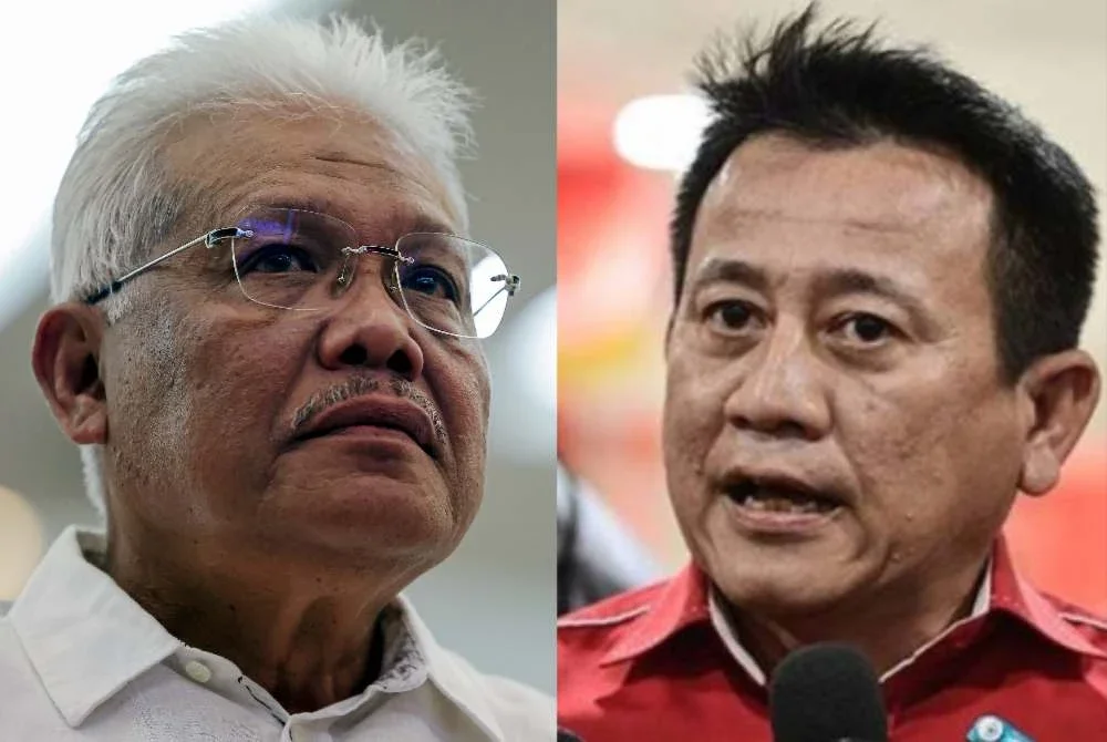 Tun Faisal (gambar kanan) menggesa Hamzah meletakkan jawatannya sebagai Ketua Pembangkang.