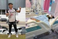 Sayyid Iskandar terpaksa ditidurkan bagi meneruskan rawatan.