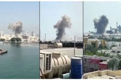 Serangan peluru berpandu ke atas pangkalan tentera laut AS di Bahrain ketika lekacauan mencengkam di Asia Barat - Foto: Agensi