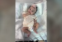 Bayi perempuan yang ditinggalkan di Hospital Seberang Jaya pada 16 Mei tahun lalu.