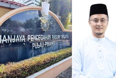 Mohamad hadir ke Ibu pejabat SPRM Pulau Pinang untuk hari kedua bagi dirakam keterangan berhubung dakwaan salah guna dana zakat.