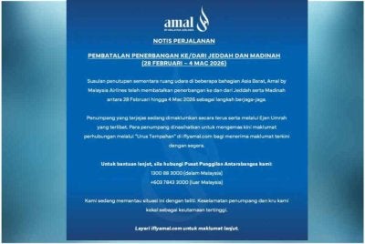 Glocal Travel sedang menguruskan urusan logistik serta penginapan tambahan bagi jemaah yang terkandas di Tanah Suci sehingga jadual penerbangan kembali stabil.